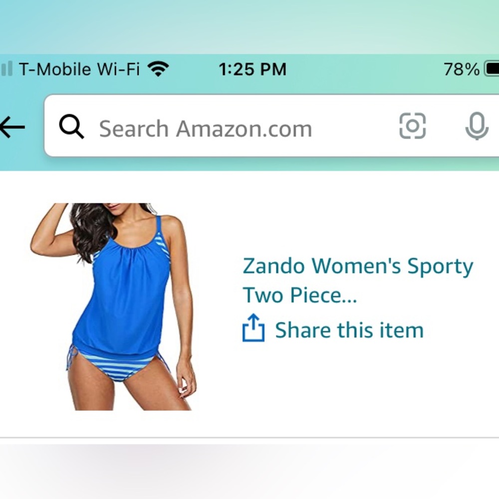 Women’s Tankini Top